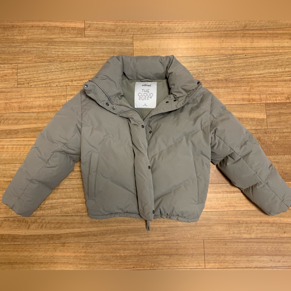 The Cloud Puff Jacket - Sage Grey-Green - XS